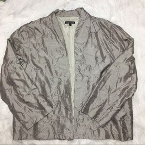 Eileen Fisher Silk Textured Jacket